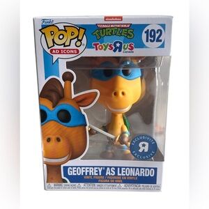 FUNKO POP! Geoffrey as Leonardo # 192 - TMNT- Toys R US Exclusive